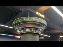 Curved soft flexible LED display